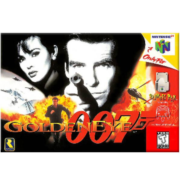 007 Golden Eye N64 Box Art Magnet