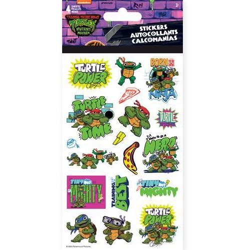 sample image of Teenage_Mutant_Ninja_Turtles_Mutant_Mayhem - Mini_Mutants_4_Sticker_Sheets featuring donatelo, michaelangelo, raphael, leonardo