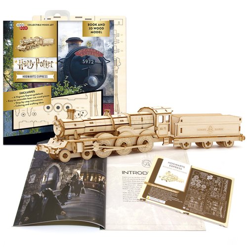 Incredibuilds Harry Potter: Hogwarts Express Book and 3D Wood Model