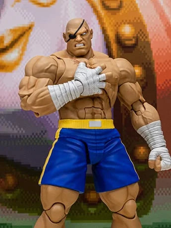 Street Fighter Alpha 3 Storm Arena Sagat 1/12 Scale Action Figure