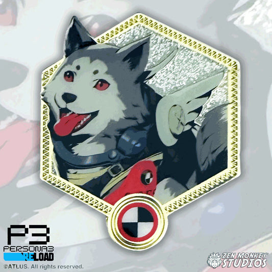 Golden Series 2: Persona 3 Reload Koromaru Pin by zen monkey studios available at chimploot.com