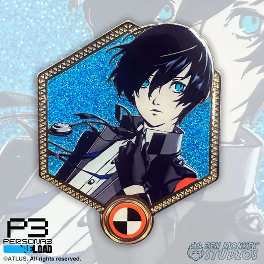 Golden Series 2: Persona 3 Reload Leader Pin from zenmonkeystudios available for sale at chimploot.com