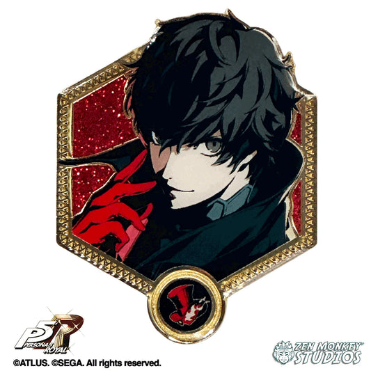 Golden Series 2: Persona 5 Royal Joker Pin from zen monkey studios available at ChimpLoot.com