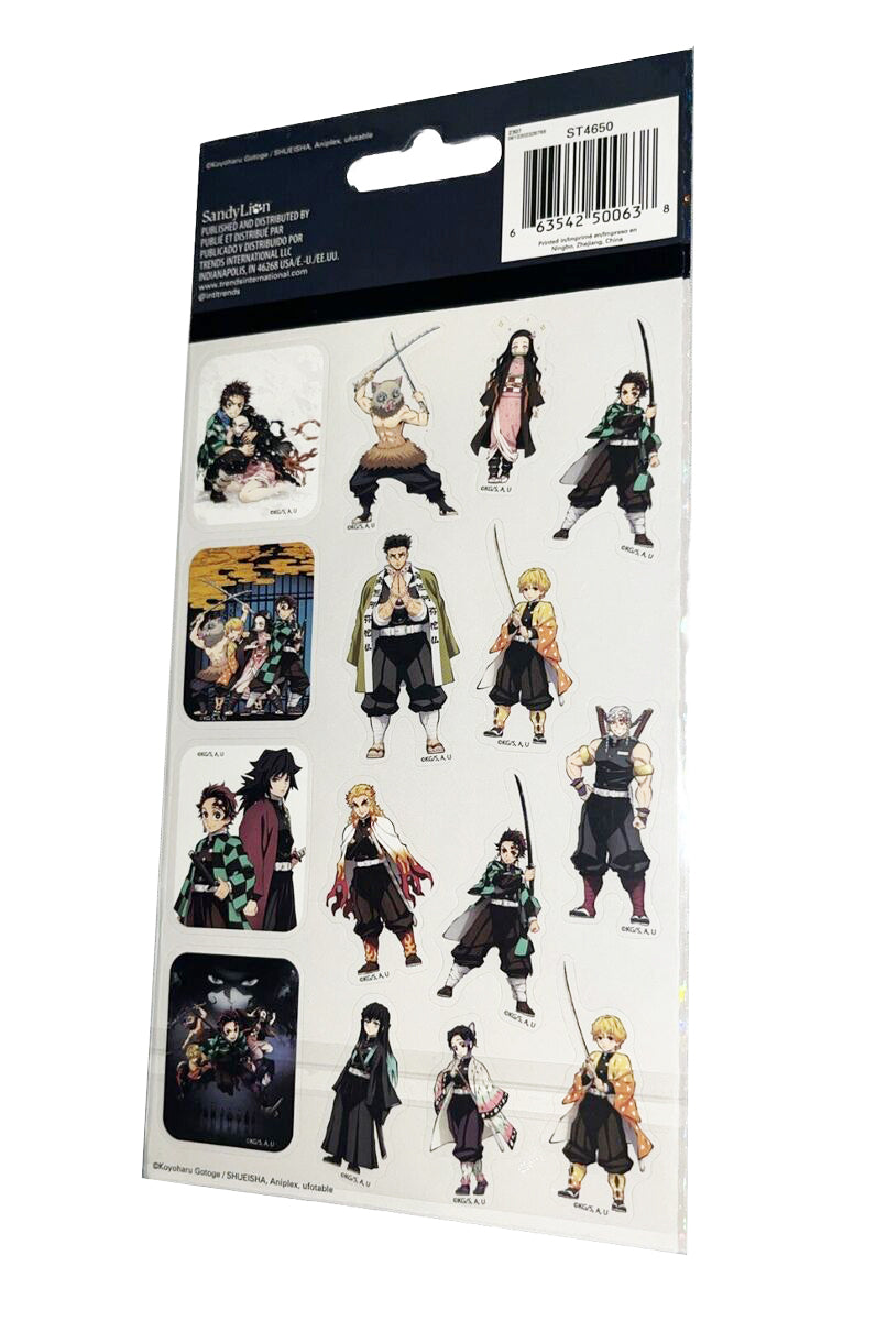 Demon Slayer Characters 4 Sticker Sheets