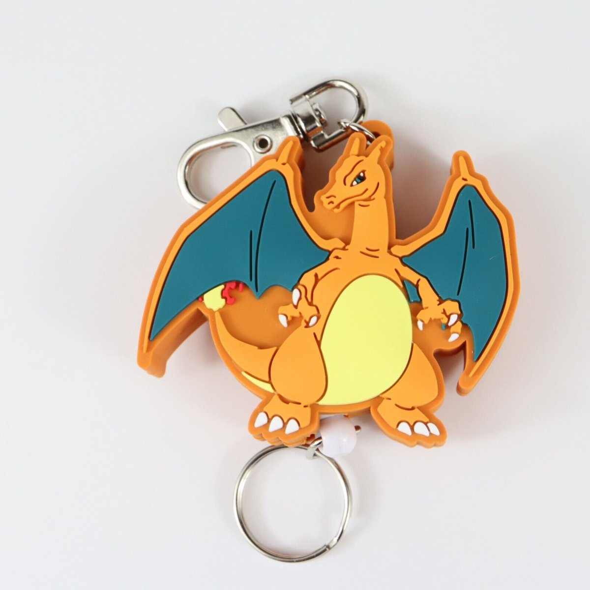 Pokémon Nintendo PKM pokemon Rubber Reel Key Holder - Charizard available at chimploot.com