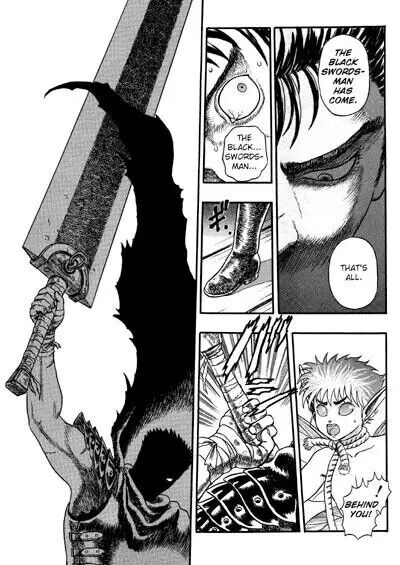Berserk Deluxe Edition Volume 1 by Kentaro Miura hardcover manga from Dark Horse Comics guts sword sample page