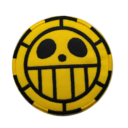 One Piece 'Trafalgar D. Water Law' Logo Hook & Loop Patch
