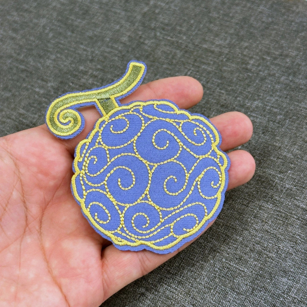 One Piece Anime manga Gomu Gomu devil Fruit Iron-on Patch available at chimploot.com