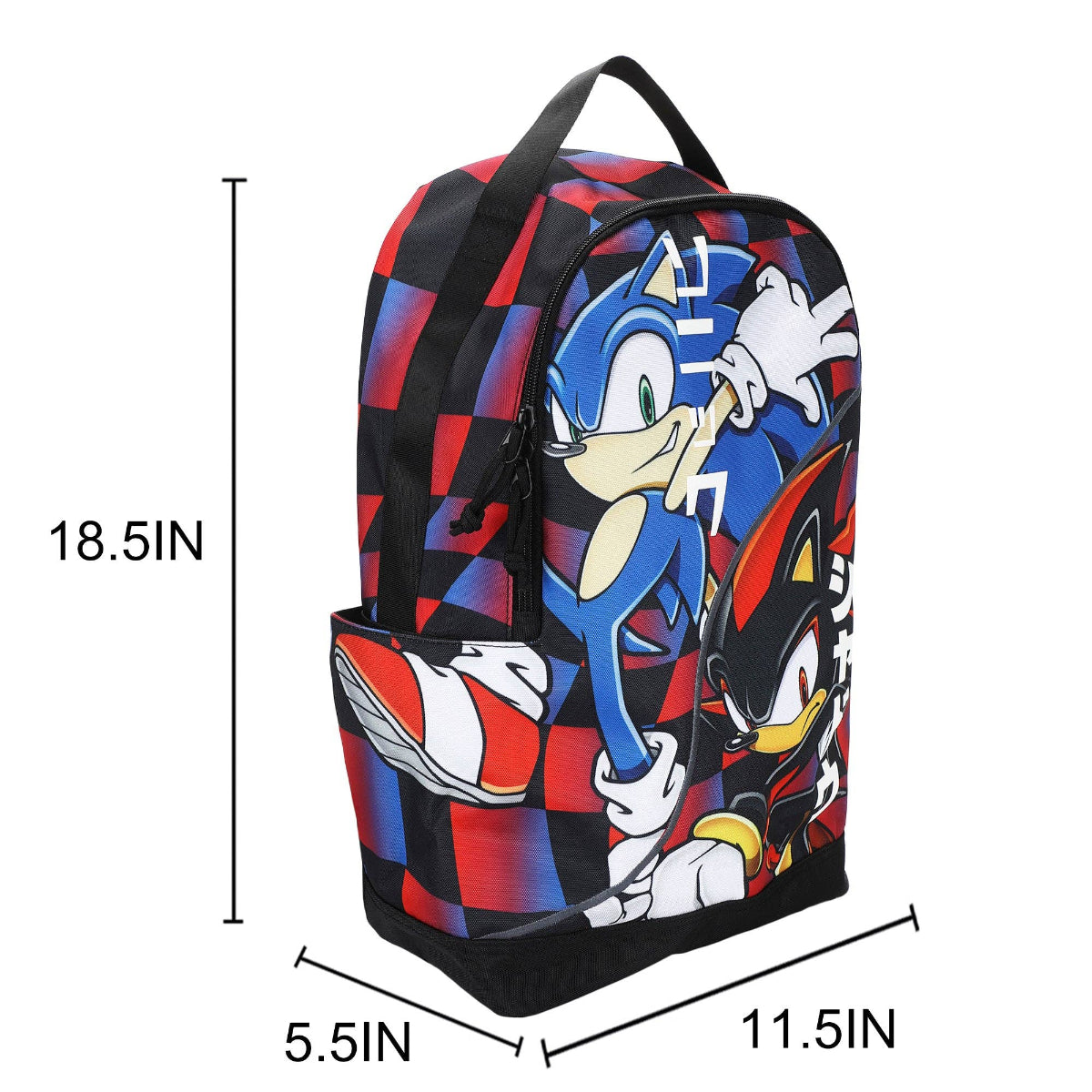 Sonic the Hedgehog Sonic & Shadow Large Graphic Backpack