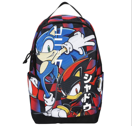 Sonic the Hedgehog Sonic & Shadow Large Graphic Backpack