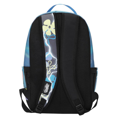 Backpack with Spongebob Squarepants and Patrick cartoon characters on a white background