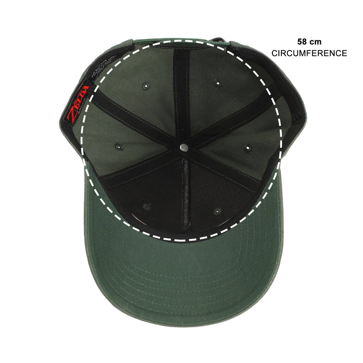 The Legend of Zelda Hyrule Crest Embroidered Snapback Hat