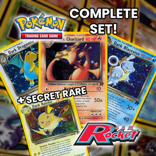 Pokémon pkm tcg trading card game Team Rocket edition Complete Master Set (83/82) available at chimploot.com