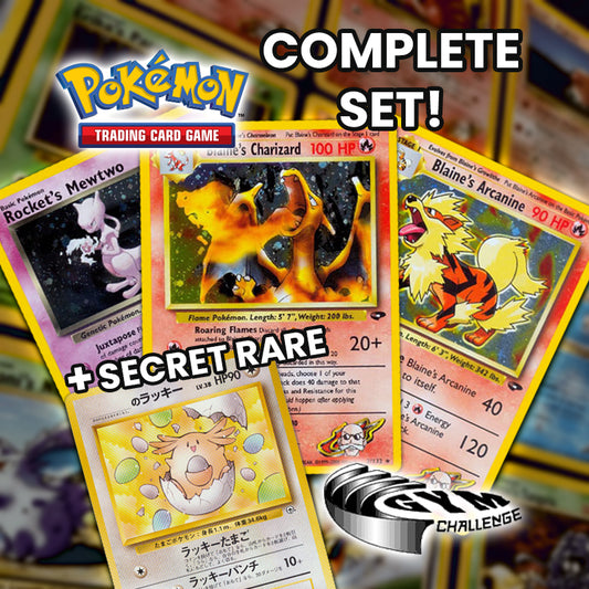 Pokémon pkm trading card game Gym Challenge Complete Master Set (133/132) available at chimploot.com