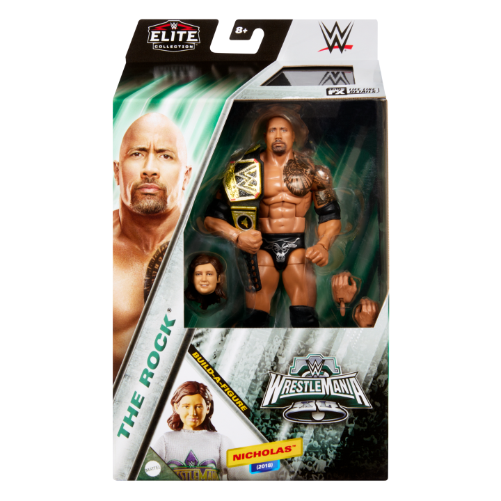 WWE WrestleMania Elite Collection The Rock Action Figure