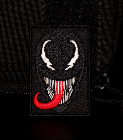 Venom Symbiote Hook & Loop Patch available at chimploot.com