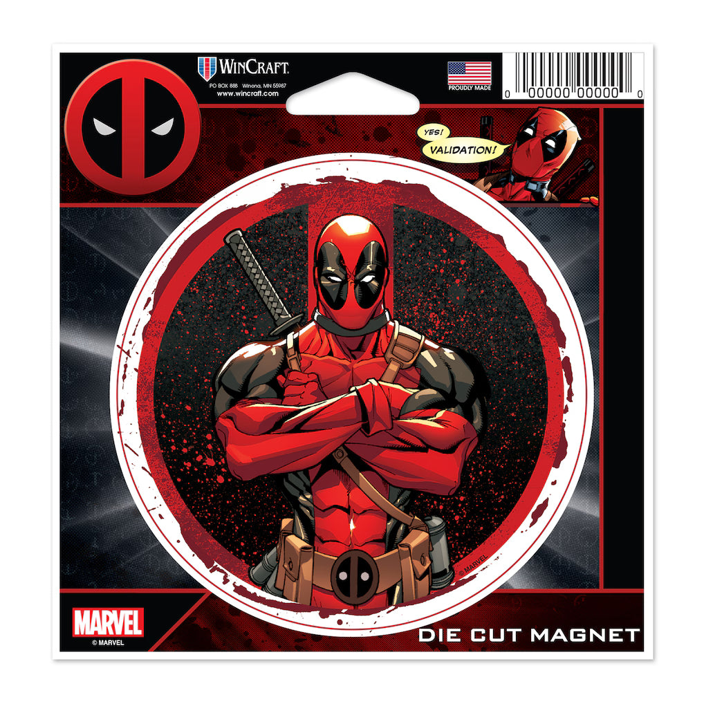 Deadpool 4.5" x 6" Die-Cut Indoor/Outdoor Magnet