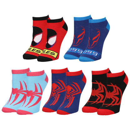Spider-Man: Across the Spider-Verse Women's Ankle Socks 5 Pack