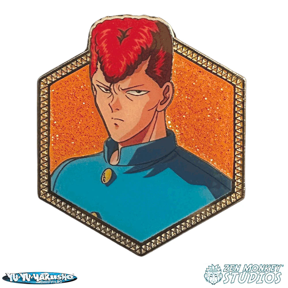 Golden Series 2 Yu Yu Hakusho Kazuma Kuwabara Pin by zen monkey studios available at chimploot.com