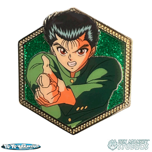 Golden Series 2 Yu Yu Hakusho Yusuke Urameshi Pin by zen monkey studios available at chimploot.com